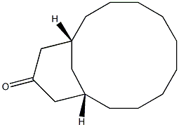 (1R,11S)-Bicyclo[9.3.1]pentadecan-13-one 结构式