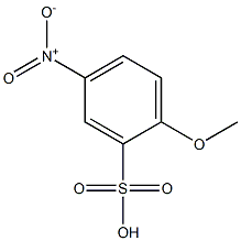 2-Methoxy-5-nitrobenzenesulfonic acid 结构式