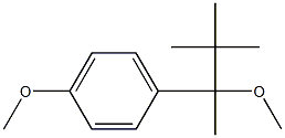 4-Methoxy-1-(1-methoxy-1,2,2-trimethylpropyl)benzene 结构式