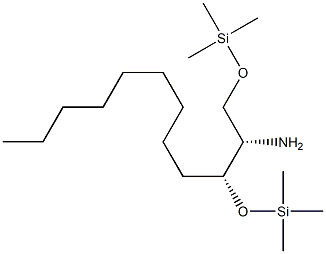 (2S,3R)-1,3-Bis(trimethylsilyloxy)-2-dodecanamine 结构式