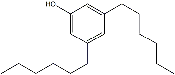 3,5-Dihexylphenol 结构式