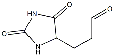 2,4-Dioxoimidazolidine-5-propanal 结构式