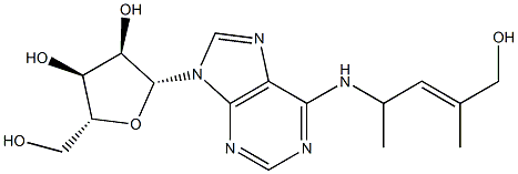 N-[(1R,2E)-1,3-Dimethyl-4-hydroxy-2-butenyl]adenosine 结构式