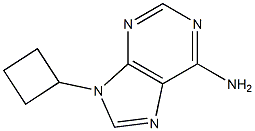 9-Cyclobutyl-9H-purin-6-amine 结构式