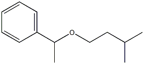 1-Phenylethyl 3-methylbutyl ether 结构式