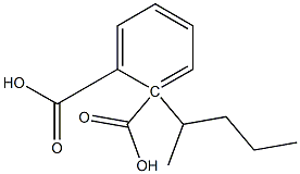(-)-Phthalic acid hydrogen 1-[(R)-1-methylbutyl] ester 结构式