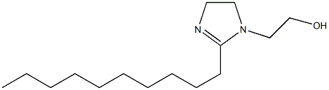 2-Decyl-2-imidazoline-1-ethanol 结构式