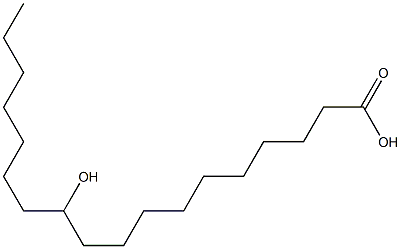 11-Hydroxystearic acid 结构式