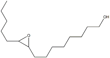 9,10-Epoxypentadecan-1-ol 结构式