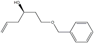 (3R)-1-(Benzyloxy)-5-hexene-3-ol 结构式