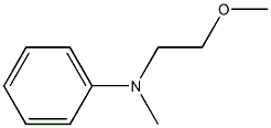 N-Methyl-N-(2-methoxyethyl)aniline 结构式