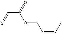 Thioxoacetic acid (Z)-2-butenyl ester 结构式