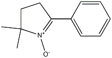 5-Phenyl-3,4-dihydro-2,2-dimethyl-2H-pyrrole 1-oxide 结构式