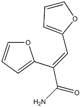 2,3-Bis(2-furyl)acrylamide 结构式