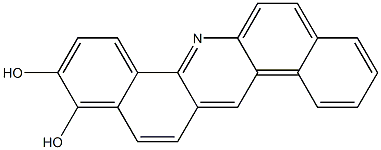 Dibenz[a,h]acridine-10,11-diol 结构式