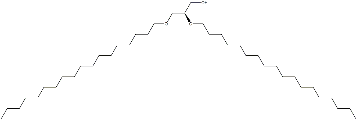 [R,(+)]-2-O,3-O-Dioctadecyl-L-glycerol 结构式