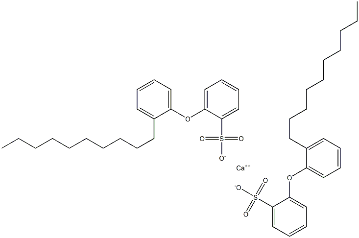 Bis[2-(2-decylphenoxy)benzenesulfonic acid]calcium salt 结构式