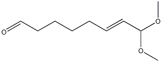 8,8-Dimethoxy-6-octen-1-al 结构式
