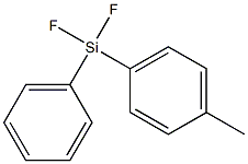 1-Methyl-4-[difluoro(phenyl)silyl]benzene 结构式