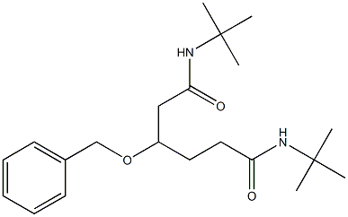 3-(Benzyloxy)-N,N'-di(tert-butyl)adipamide 结构式