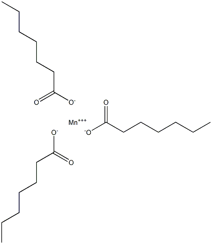 Triheptanoic acid manganese(III) salt 结构式