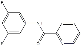 N-(3,5-Difluorophenyl)pyridine-2-carboxamide 结构式