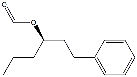 [R,(+)]-1-Phenyl-3-hexanol formate 结构式