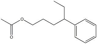 Acetic acid 4-phenylhexyl ester 结构式
