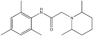 2,6-Dimethyl-N-(2,4,6-trimethylphenyl)-1-piperidineacetamide 结构式