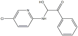 5-Chloro-2-[[2-phenyl-1-hydroxy-2-oxoethyl]amino]pyridine 结构式