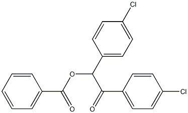 4,4'-Dichlorobenzoin benzoate 结构式