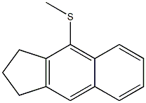 2,3-Dihydro-4-(methylthio)-1H-benz[f]indene 结构式