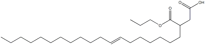 3-(7-Nonadecenyl)succinic acid 1-hydrogen 4-propyl ester 结构式