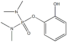 Di(dimethylamino)phosphinic acid (2-hydroxyphenyl) ester 结构式