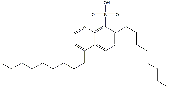 2,5-Dinonyl-1-naphthalenesulfonic acid 结构式