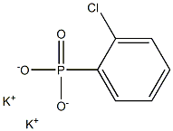 2-Chlorophenylphosphonic acid dipotassium salt 结构式