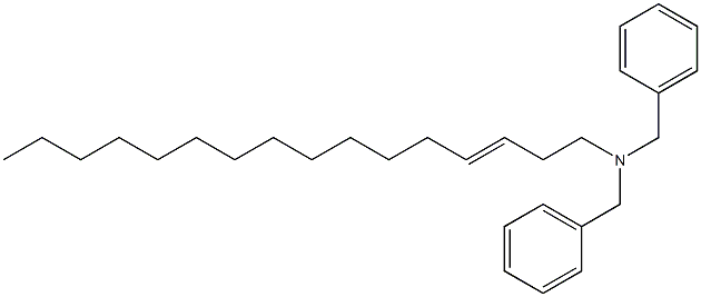 (3-Hexadecenyl)dibenzylamine 结构式