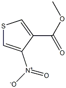 4-Nitro-3-thiophenecarboxylic acid methyl ester 结构式