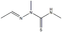 Acetaldehyde 2,4-dimethyl thiosemicarbazone 结构式