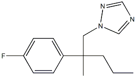 1-[2-(4-Fluorophenyl)-2-methylpentyl]-1H-1,2,4-triazole 结构式