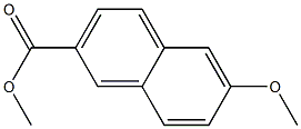 6-Methoxy-2-naphthoic acid methyl ester 结构式