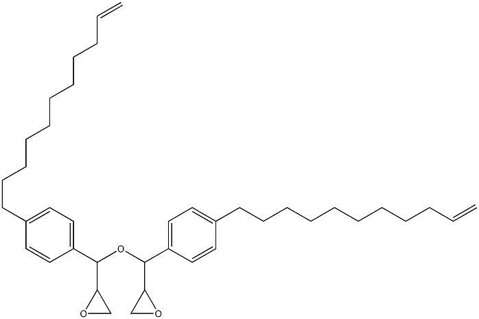 4-(10-Undecenyl)phenylglycidyl ether 结构式