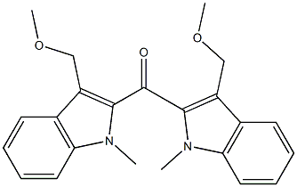 Methoxymethyl(1-methyl-1H-indol-2-yl) ketone 结构式