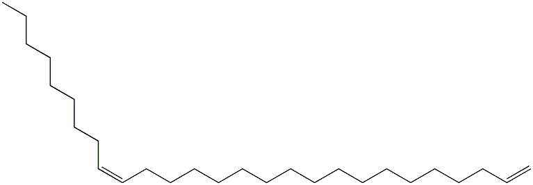 (18Z)-1,18-Heptacosadiene 结构式