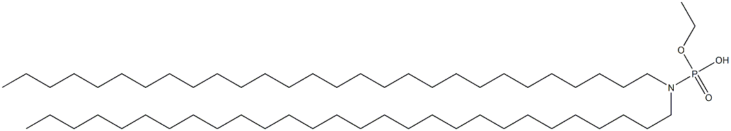 N,N-Dioctacosylamidophosphoric acid hydrogen ethyl ester 结构式