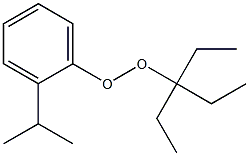 2-Isopropylphenyl 1,1-diethylpropyl peroxide 结构式