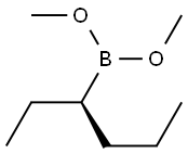 [(R)-1-Ethylbutyl]boronic acid dimethyl ester 结构式
