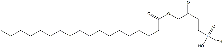 [3-Oxo-4-(stearoyloxy)butyl]phosphonic acid 结构式