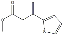 3-(2-Thienyl)-3-butenoic acid methyl ester 结构式