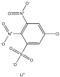 5-Chloro-2,3-dinitrobenzenesulfonic acid lithium salt 结构式